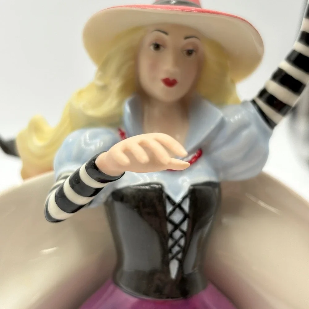 Lenox Wicked Witch of the East Wizard of Oz Porcelain Figurine Ruby Slippers 11